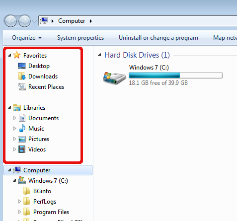 Features im Windows 7